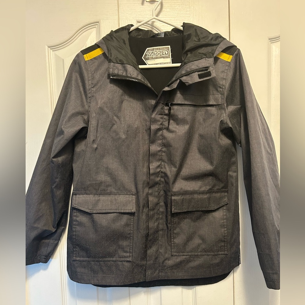 Zapped reflective jacket
